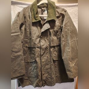 Filson Oil Finish Shelter Cloth Packer Coat – Otter Green – Size Large